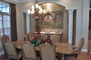 Dining Room with Columns