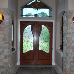 Foyer with Double Doors