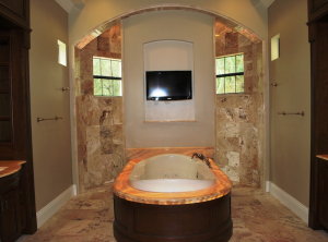 Master Bath with Centered Tub