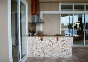 outdoor kitchen